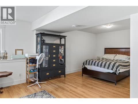 Downstairs versatile Rec/Flex Room at 6552 Blackcomb Place, Foothills, Vernon