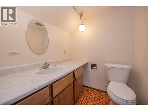 Basement 2 pc bath at 2471 6 Highway, Lumby Valley