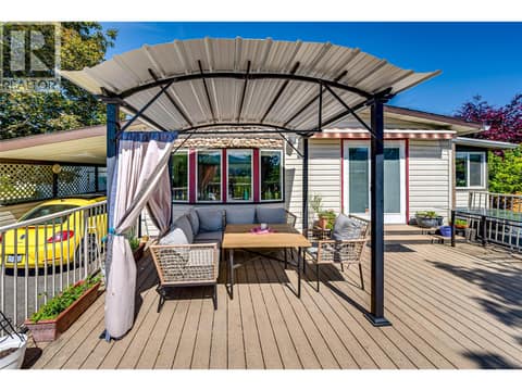 Lovely covered area at 2727 Lakeshore Road Unit# 106, Okanagan Landing, Vernon