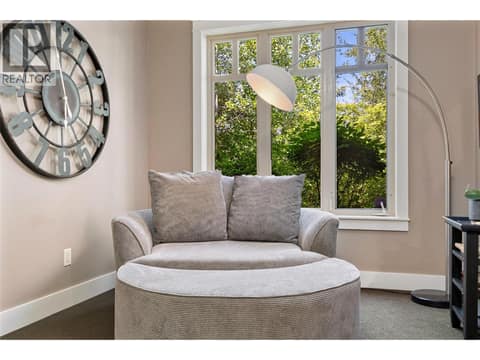 Cozy nook area off recreation room at 108 Mashie Crescent, Predator Ridge, Vernon