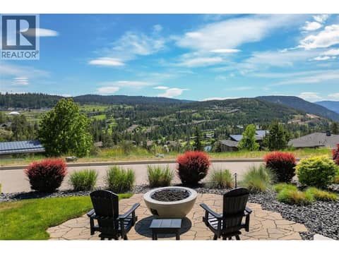 Fire Pit Area -Wine Please! at 683 HAVENCREST Court, Predator Ridge, Vernon