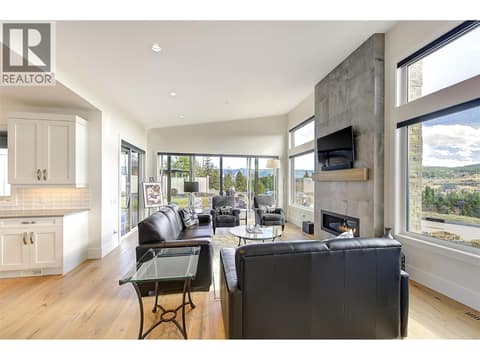 Living Room / Silding Doors to Patio at 683 HAVENCREST Court, Predator Ridge, Vernon