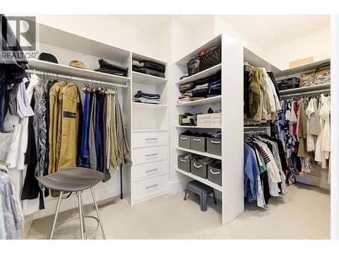 Primary Walk-in Closet at 683 HAVENCREST Court, Predator Ridge, Vernon