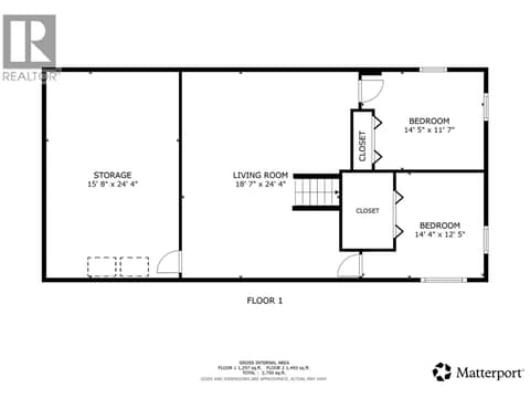 Basement Floor Plan at 272 Lumby Mabel Lake Road, Lumby Valley