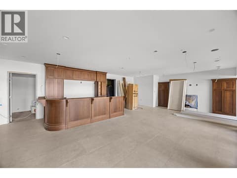Basement Bar at 9701 Delcliffe Road, Okanagan Landing, Vernon