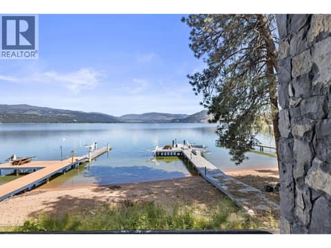 Upper patio at 9701 Delcliffe Road, Okanagan Landing, Vernon