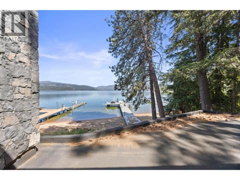 Upper patio at 9701 Delcliffe Road, Okanagan Landing, Vernon