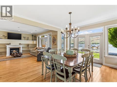 French doors to patio from the dining area at 7769 Okanagan Landing Road Unit# 7, Okanagan Landing, Vernon