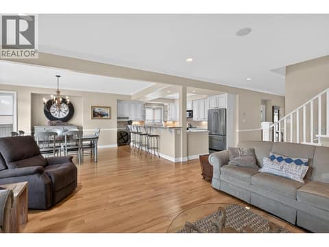 Open-plan main living area at 7769 Okanagan Landing Road Unit# 7, Okanagan Landing, Vernon