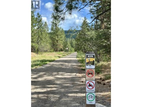 The historic KVR trail is one of many in the area at 3451 Arawana Road, Naramata Rural
