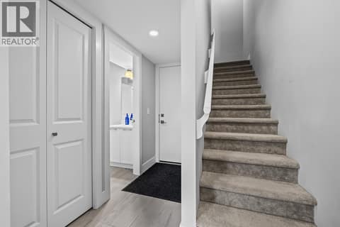 Lower Level & Stairs to Main Level at 13098 Shoreline Way Unit# 62, Lake Country North West