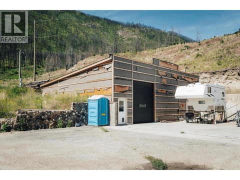 Fully functional large shop could be converted or fully finished outside for a buisness headquarters at 495 Bear Creek Road, West Kelowna Estates