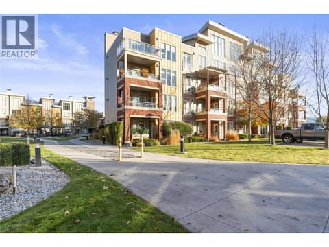 Front Entry to The Strand at 7343 Okanagan Landing Road Unit# 1118, Okanagan Landing, Vernon
