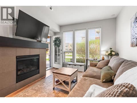 Gas Fireplace Heat included in Strata Fee at 7343 Okanagan Landing Road Unit# 1118, Okanagan Landing, Vernon