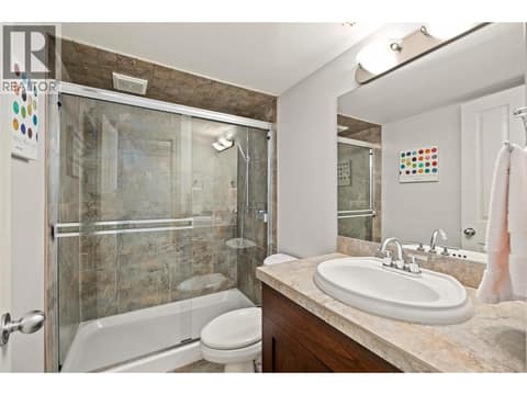 Lower level 3-piece bathroom. at 10726 Nighthawk Road Unit# 60, Lake Country North West