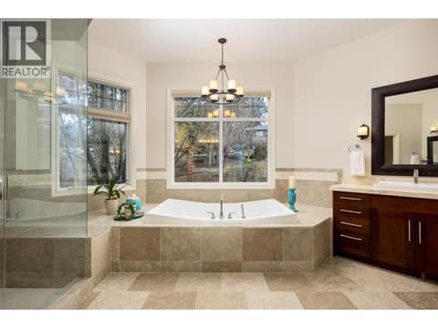 Soaker tub, steam shower. at 10726 Nighthawk Road Unit# 60, Lake Country North West