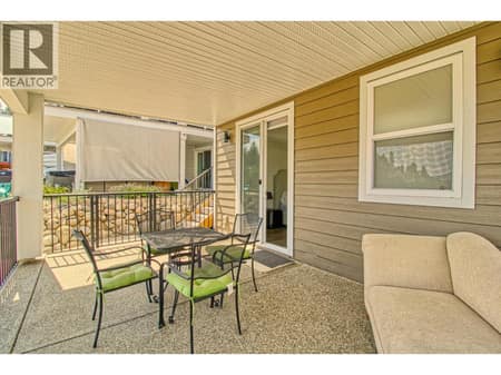 Basement Walkout Patio at 6857 Madrid Way Unit# 336, Fintry, Kelowna