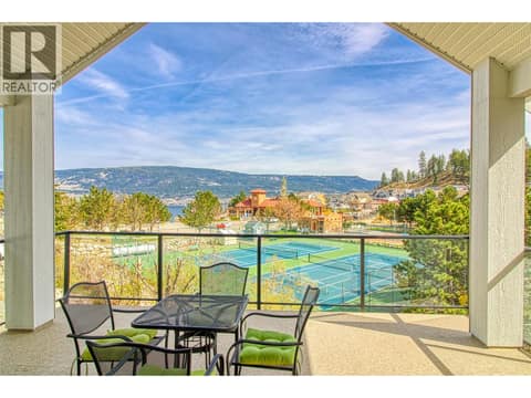 Main floor Covered deck at 6857 Madrid Way Unit# 336, Fintry, Kelowna