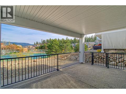 Walk out basement patio at 6857 Madrid Way Unit# 336, Fintry, Kelowna