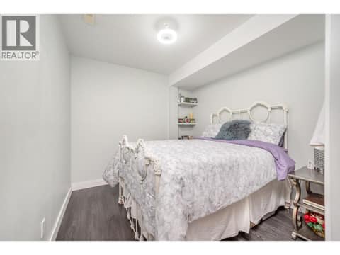Basement den being used as a guest bedroom at 6901 Manning Place Unit# 3, Foothills, Vernon