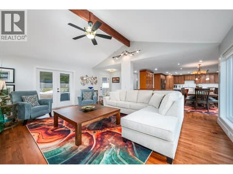 Open concept living room, dining room and kitchen!! at 955 Gable Road, Lake Country North West