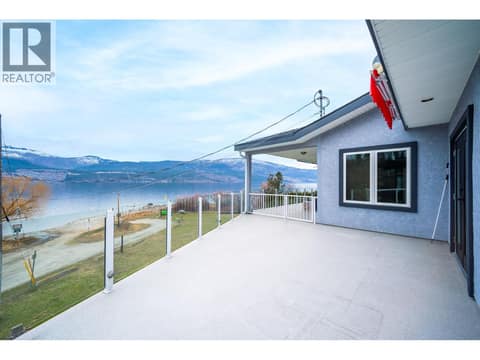 Spacious deck off the family room upstairs!! at 955 Gable Road, Lake Country North West