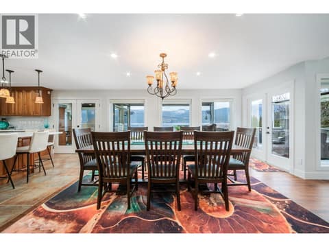 Spacious dining room! at 955 Gable Road, Lake Country North West
