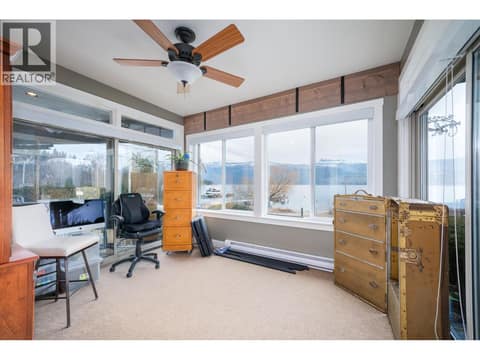 Sunroom off the dining room. Great spot to enjoy all the seasons!! at 955 Gable Road, Lake Country North West
