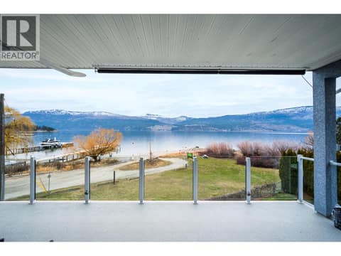 This is the VIEW from the primary bedroom deck!! at 955 Gable Road, Lake Country North West
