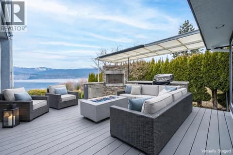 **virtually staged** An Entertainers dream!! at 955 Gable Road, Lake Country North West