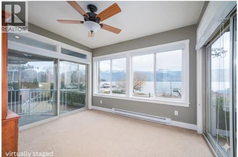 **virtually staged** sunroom at 955 Gable Road, Lake Country North West