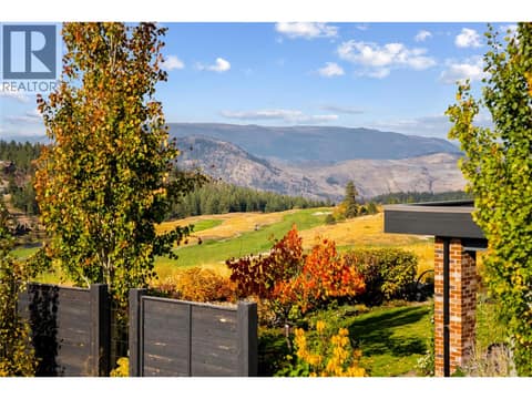 Southwest Facing Backyard at 342 Grange Drive, Predator Ridge, Vernon