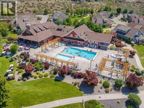 Aerial view of pools & clubhouse at 2450 Radio Tower Road Unit# 38, Oliver Rural