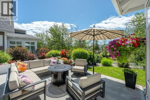 Back patio at 2450 Radio Tower Road Unit# 38, Oliver Rural