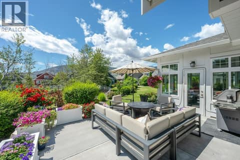 Back patio at 2450 Radio Tower Road Unit# 38, Oliver Rural