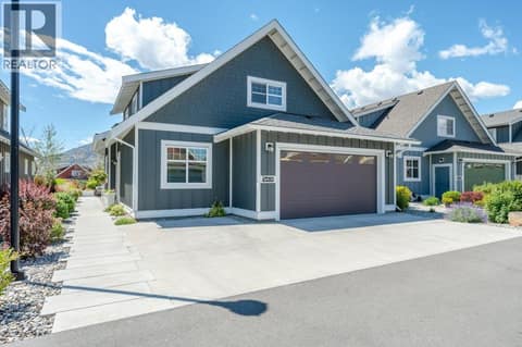 Front of home with walkway to back patio at 2450 Radio Tower Road Unit# 38, Oliver Rural