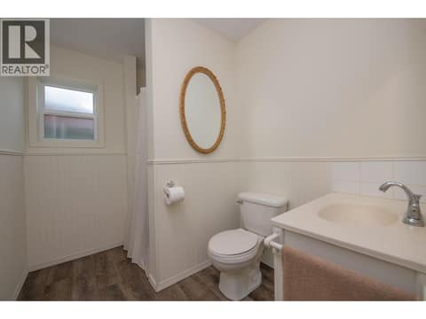 Basement Bathroom at 33 Birch Road, Lumby Valley