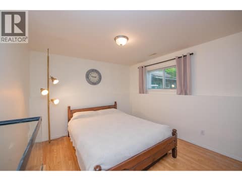 Basement bedroom at 33 Birch Road, Lumby Valley