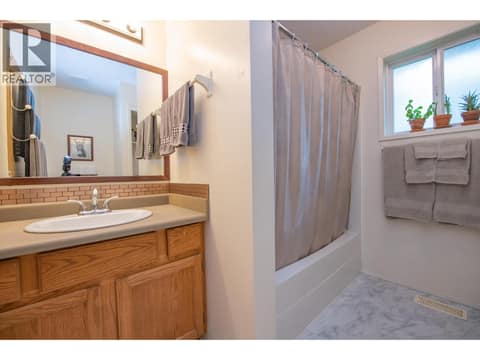 Main Floor bathroom at 33 Birch Road, Lumby Valley