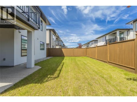 Backyard at 19950 McCarthy Road Unit# 25, Lake Country North West