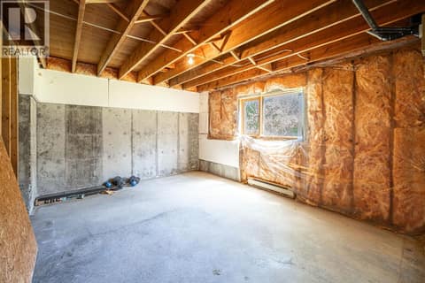 Basement Area Potential Family Room at 187 Gibson Road, Lumby Valley