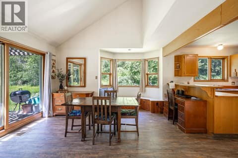 Main Floor: Dining Area at 187 Gibson Road, Lumby Valley
