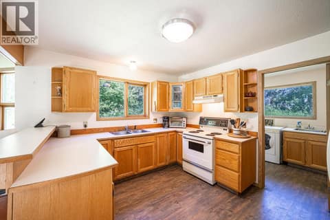 Main Floor: Kitchen Area at 187 Gibson Road, Lumby Valley