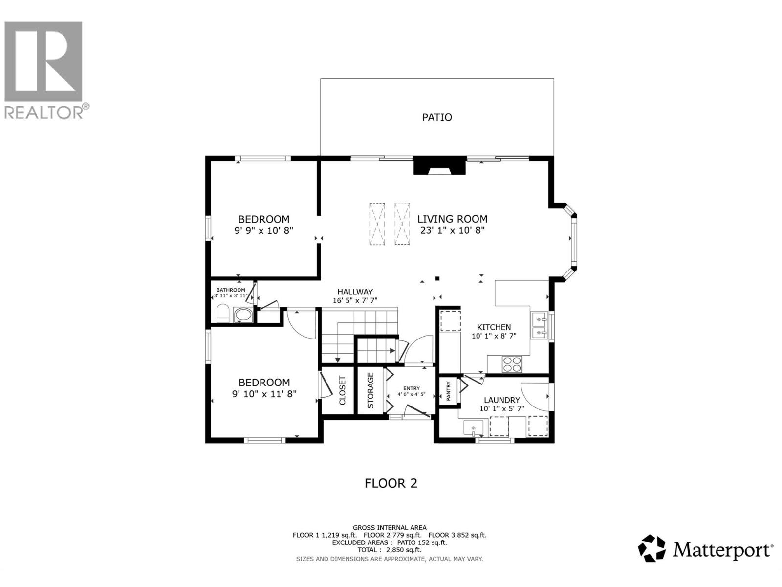 Main Level Floor Plan at 187 Gibson Road, Lumby Valley