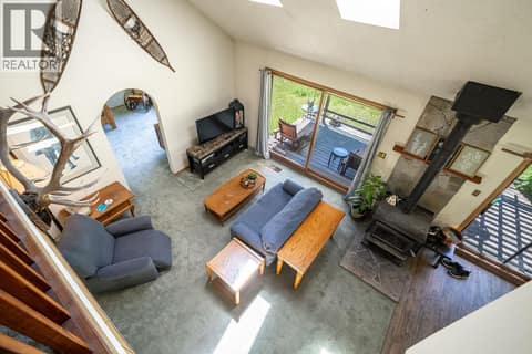 Upper Floor Level: Over looking the Living Room at 187 Gibson Road, Lumby Valley