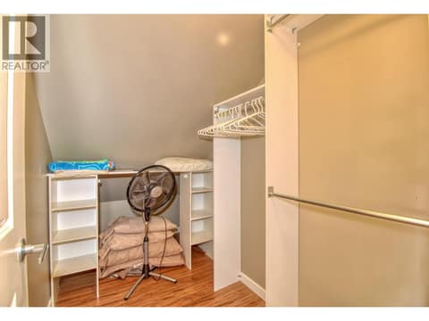 Loft bed closet at 6834 Madrid Way Unit# 316, Fintry, Kelowna