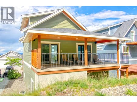 Private rear deck at 6834 Madrid Way Unit# 316, Fintry, Kelowna