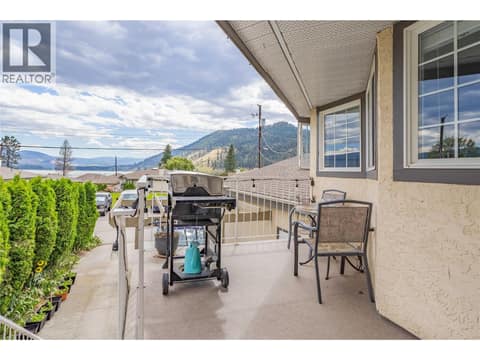 Ample Sized Deck with Nice Lake Views at 7841 97 Highway Highway Unit# 112-1, Lake Country East / Oyama