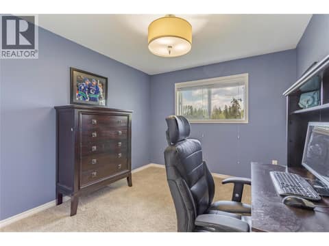 Bedroom [13x12[ currently used as an Office at 7841 97 Highway Highway Unit# 112-1, Lake Country East / Oyama