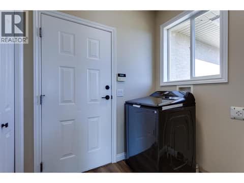 Laundry room, dryer to be delivered at 1084 Aurora Heights, West Kelowna Estates